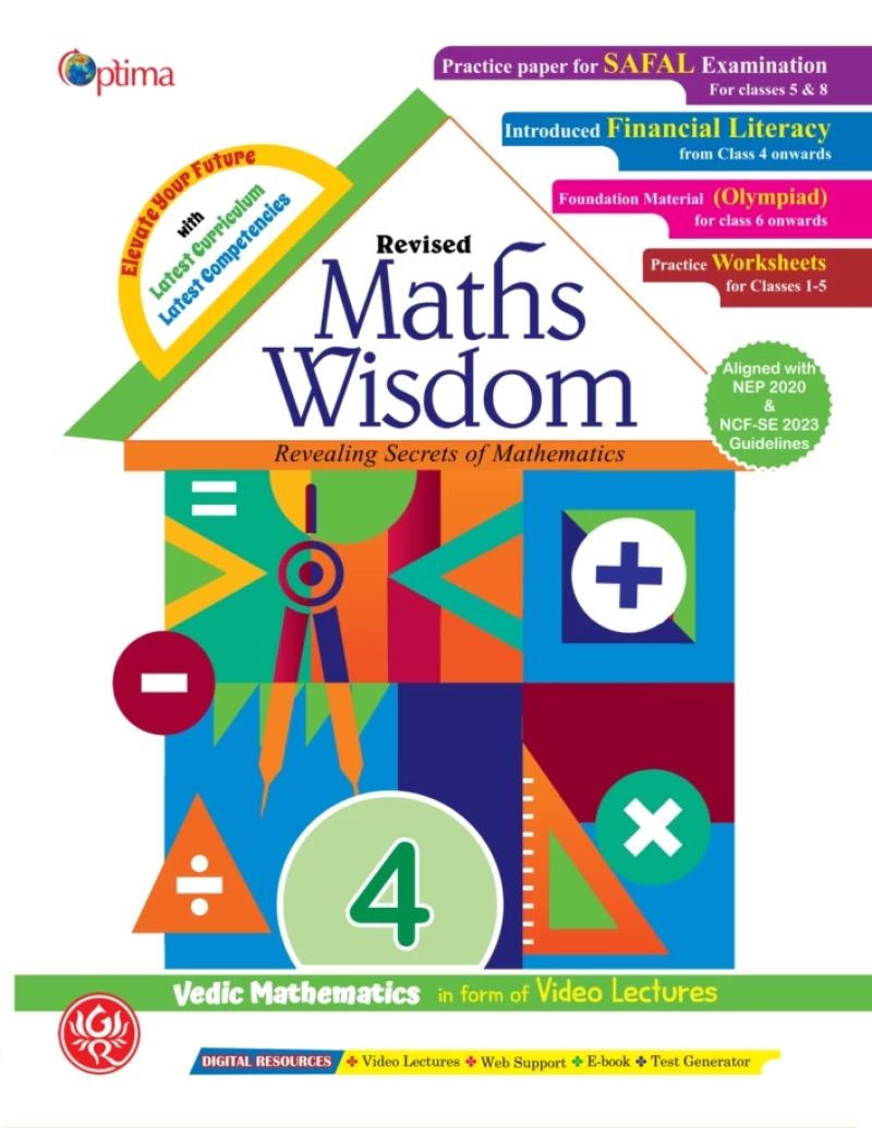 Revised Maths Wisdom-4 (New Syllabus)